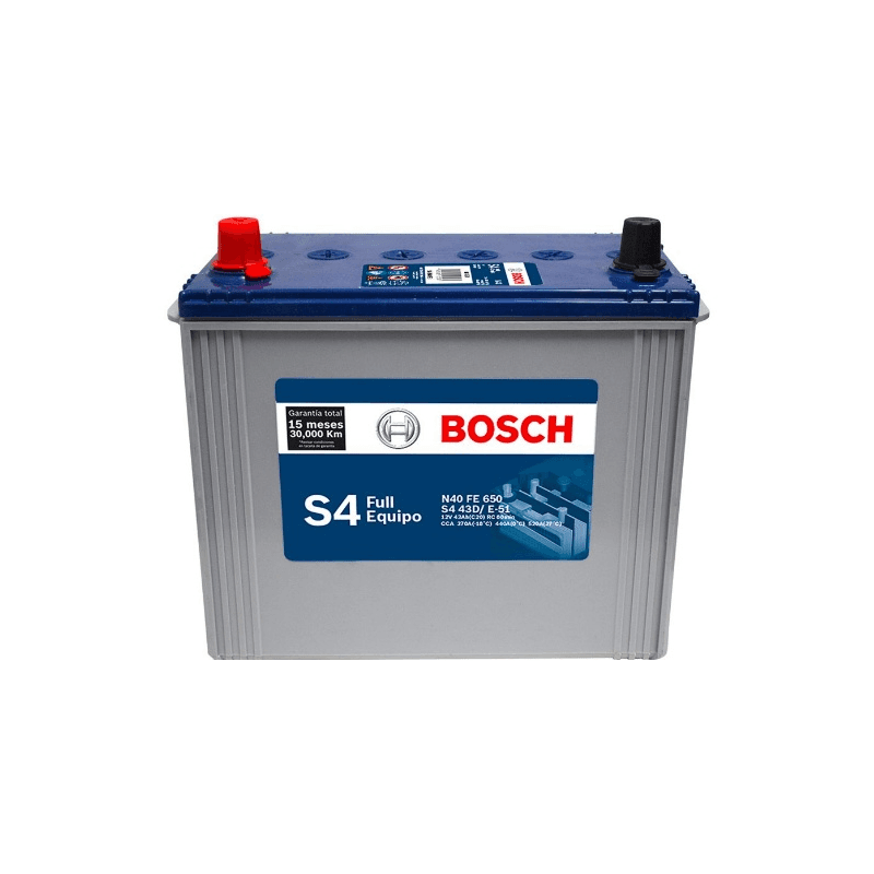 BOSCH - BATERIA BOSCH N40 FE S4 43AMP 614022