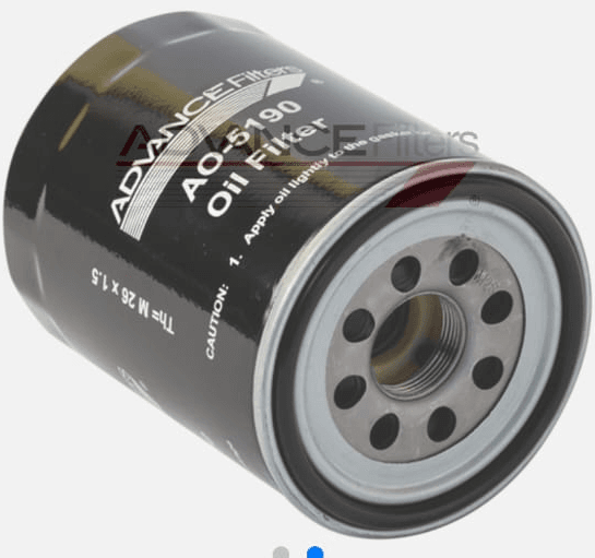 ADVANCE - FILTRO ACEITE CH NHR, NKR M26X1,5 DUAL (8-94360427-1) ADVANCE